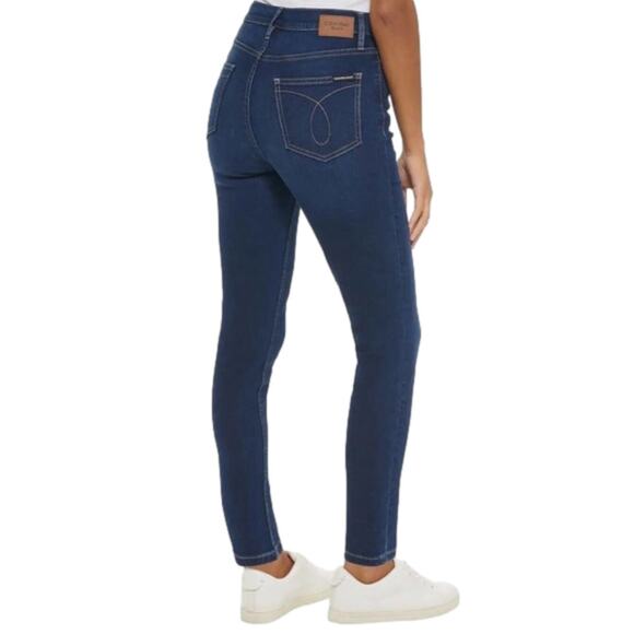 Calvin Klein Women's Jeans High Rise Skinny Blue Jean Size 6 NWT - Picture 7 of 9